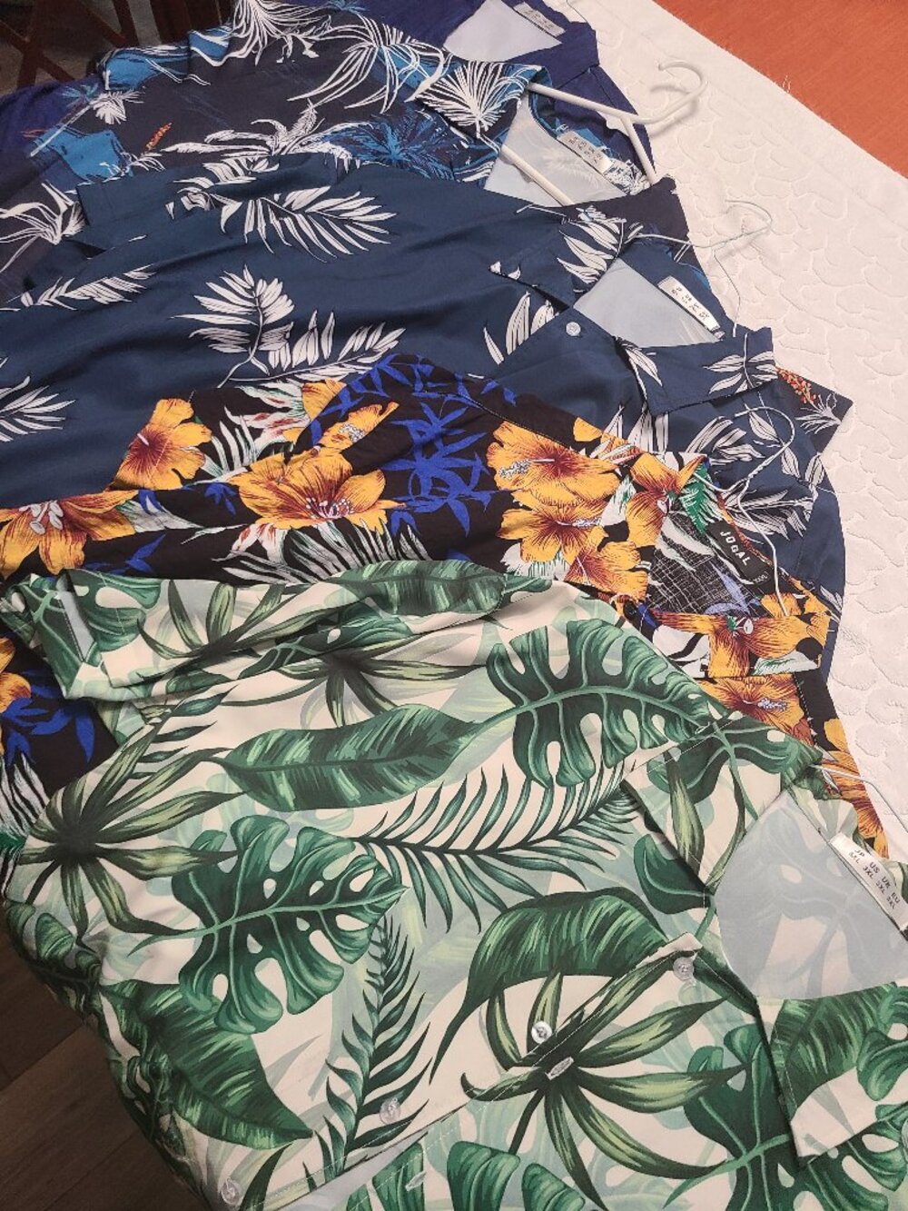 5 Hawaiian Style Vacation Shirts 3XL